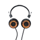Photo of Grado RS1 Headphones taken from the top - both the left and right ear cups can be seen and have the words - Grado Classic Series - RS1 on them.
