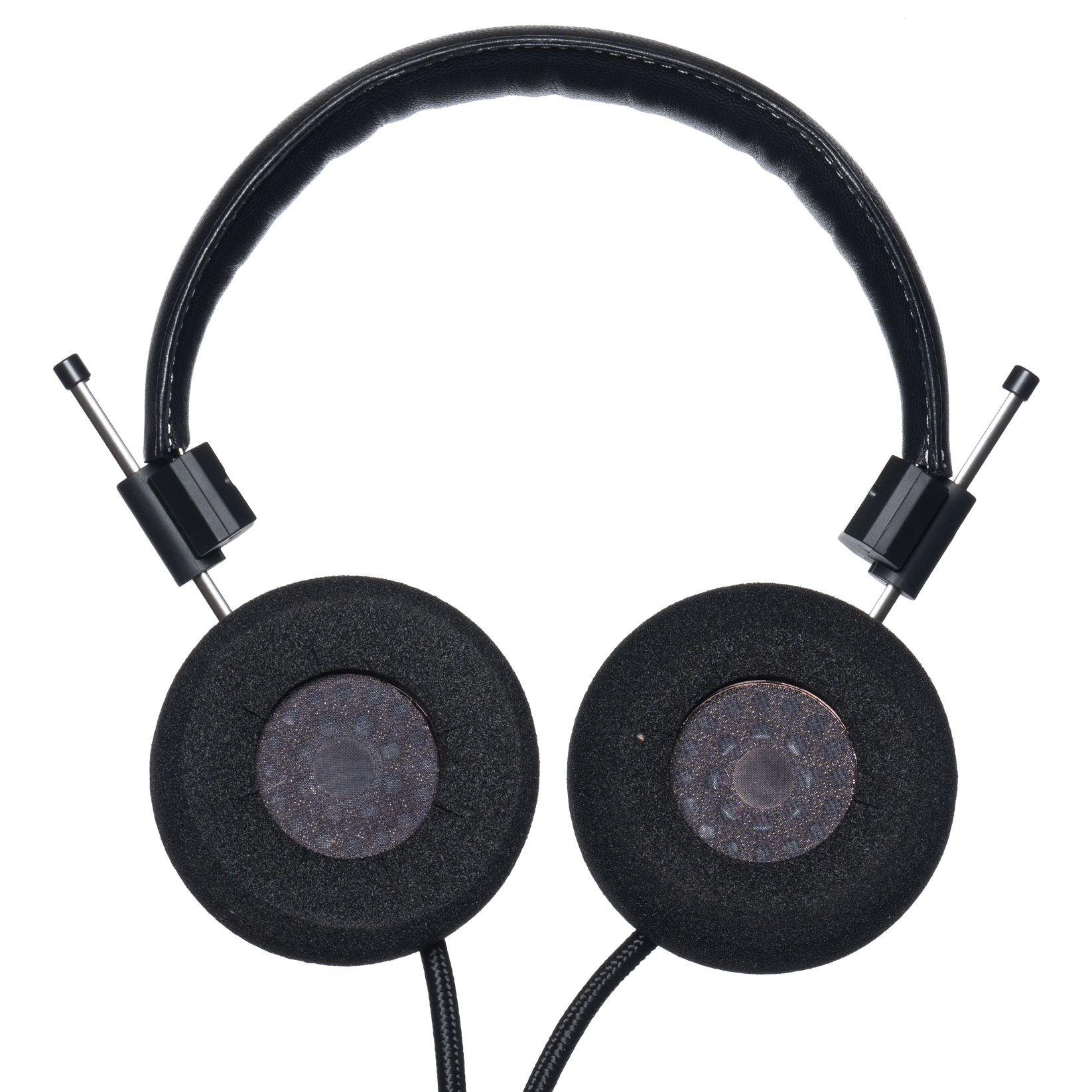 Photo of the SR325 Headphones with the ear cushions facing the camera.
