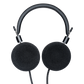 Photo of the SR60 Headphones with the S ear cushions facing the camera.