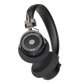 3/4  view photo of the GW100x headphones showing the ear cup which has the Grado logo, and is inscribed with - Grado Wireless Series - and - GW100x