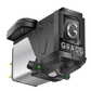 Close up rendering of the Green4 Cartridge which is black and silver with a large G and the word GRADO on the front in silver letters.