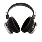 Photo of the HP100SE Headphones on a white background. You can see the inside of the cushions.