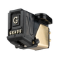 Close up photo of a Gold4 Cartridge which is black and gold with a large G and the word GRADO on the front in gold letters.