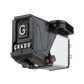 Close up photo of the Red4 Cartridge which is black and silver with a large G and the word GRADO on the front in silver letters.