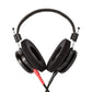 Photo of Grado S750 Headphones on a white background taken from the back - the red/black cables can be seen coming out of the headphone.