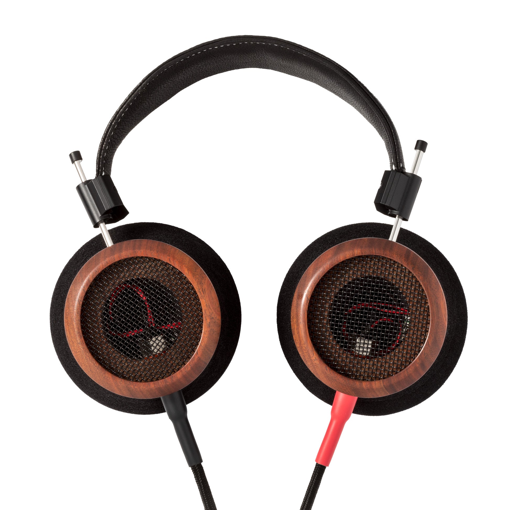 Photo of the S950 headphones laying flat on a white background.