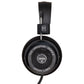 Photo of the Grado SR60x Headphones taken from the side - the model name - SR60x - is featured in the center of the ear cup. The Words - The Prestige Series - and - Grado Labs are written around the outer edge of the ear cup.