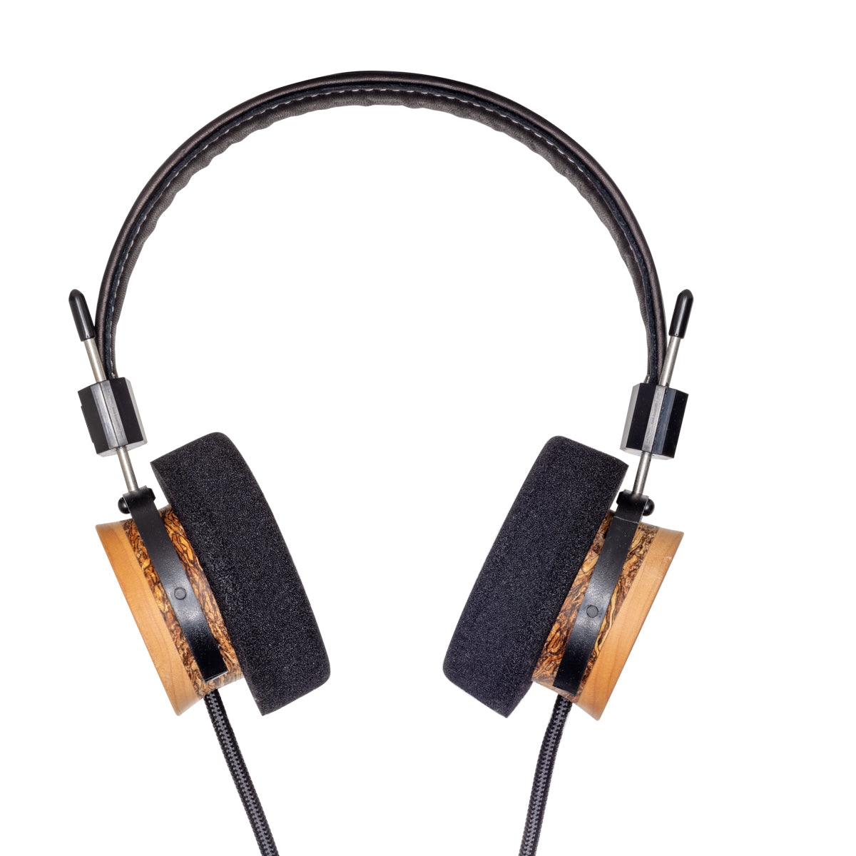 A Photo of the RS2x Headphones taken from the front on a white background. 